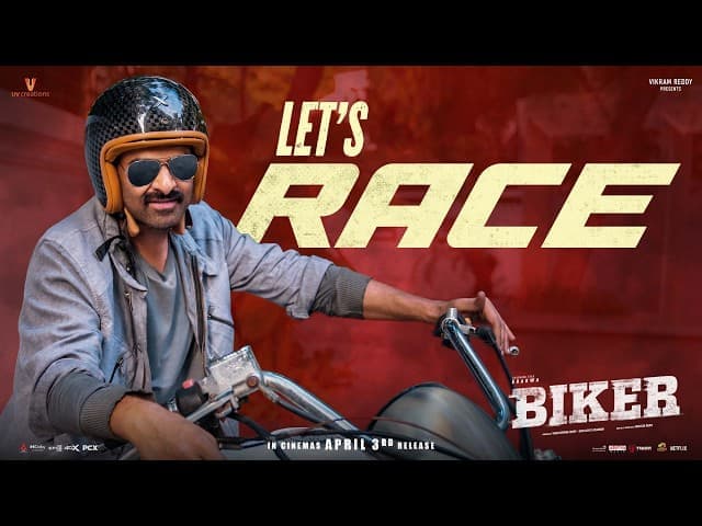 Prabhas Fuels Hype for Sharwa's Biker With Special Promotional Cameo
