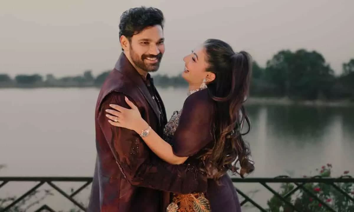 Sai Srinivas' Engagement Glimpse Reveals Love Philosophy with Kavya Reddy