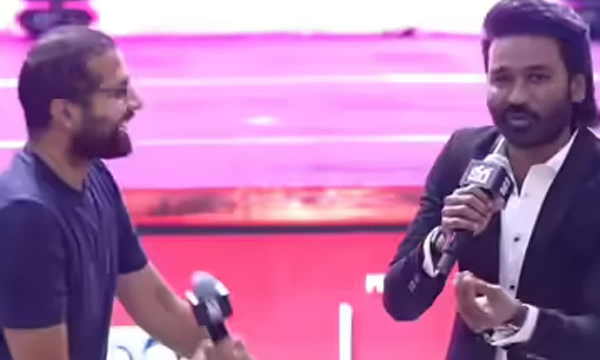 Dhanush and Venky Atluri's Playful Banter Steals Show at Kara Pre-Release Event