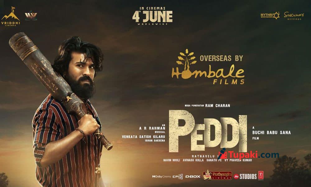 Hombale Films Takes Global Distribution Plunge with Ram Charan's Peddi