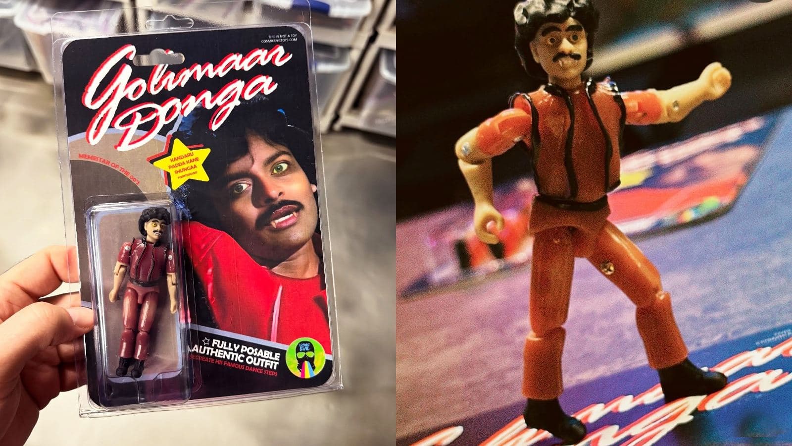 Chiranjeevi's 'Golimaar' Look Goes Global with US Action Figure Launch