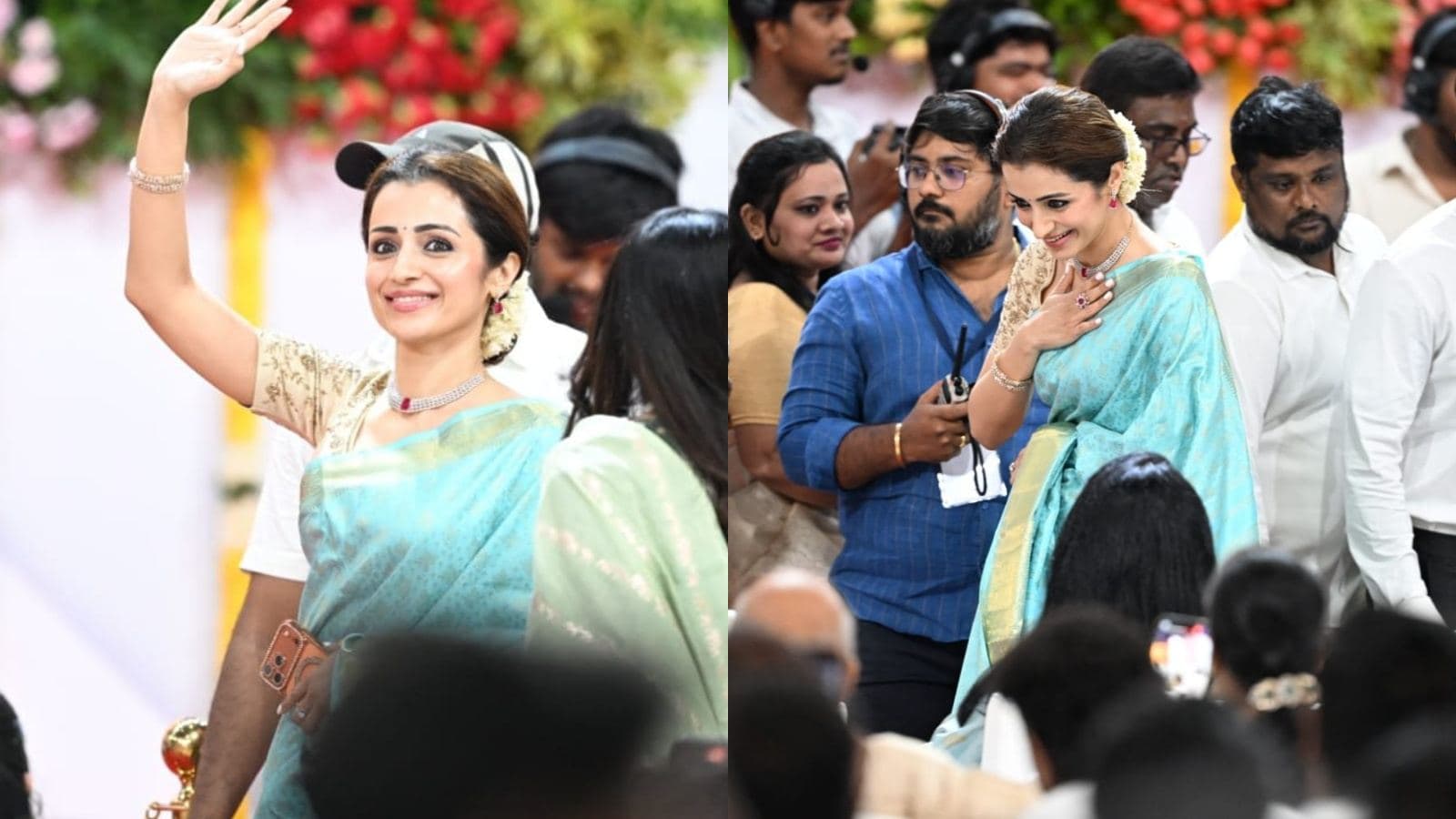 Trisha's Emotional Moment at Vijay's CM Swearing-In Goes Viral